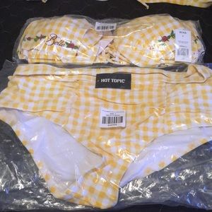 Hot Topic Belle 2 piece swimsuit